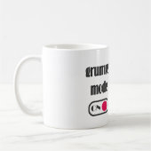 Grumpiger Modus bei lustiger, dicker Katze Kaffeetasse (Links)