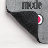 Grumpiger Modus bei lustiger, dicker Katze Mousepad (Ecke)