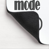 Grumpiger Modus bei lustiger, dicker Katze Mousepad (Ecke)