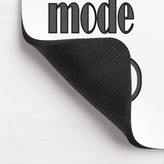 Grumpiger Modus bei lustiger, dicker Katze Mousepad (Ecke)