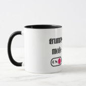 Grumpiger Modus bei lustiger, dicker Katze Tasse (Links)