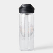 Grumpiger Schädel in einer Süßwarenschale Trinkflasche (Rückseite)