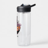 Grumpiger Schädel in einer Süßwarenschale Trinkflasche (Links)