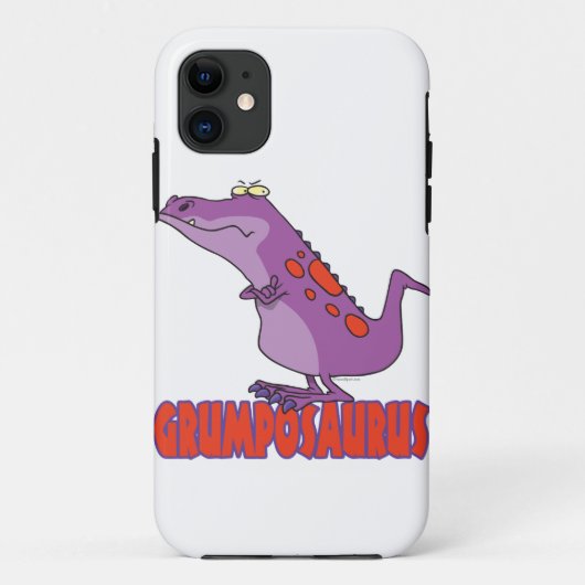 Grumposaurus Grumpy DInosaur Dino Case-Mate iPhone Hülle (Rückseite)