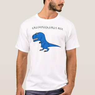 Grumposaurus Rex Blau T-Shirt