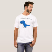 Grumposaurus Rex Blau T-Shirt (Vorne ganz)