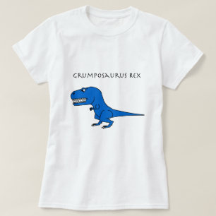 Grumposaurus Rex Blau T-Shirt