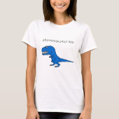 Grumposaurus Rex Blau T-Shirt (Vorderseite)