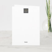 Grumpy African Barred Owlet Design Karte (Rückseite)