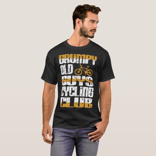 Grumpy Alte Typ Rad Club Attitude - Geschenk T-Shirt (Vorne ganz)