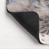 Grumpy Angel mit "Age"-Zitat Mousepad (Ecke)