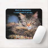 Grumpy Angel Work ist faszinierend Meme Mousepad (Mit Mouse)