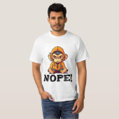 Grumpy Ape: Funny design for monkey lovers T-Shirt (Vorne ganz)