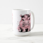 Grumpy Baby Hippo Kaffeetasse (VorderseiteRechts)