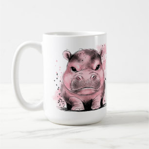 Grumpy Baby Hippo Kaffeetasse