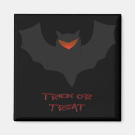 Grumpy Bat Halloween Magnet
