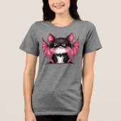Grumpy Bat Tri-Blend Shirt (Vorderseite)