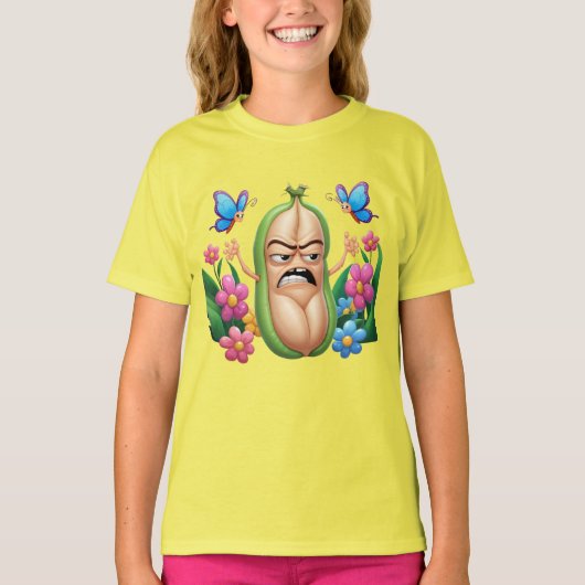 Grumpy Bean - Die Niedliche, grausige Bean (erstes T-Shirt (Vorderseite)
