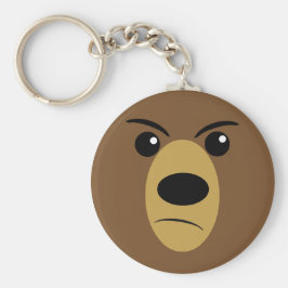 Grumpy Bear Face Schlüsselanhänger