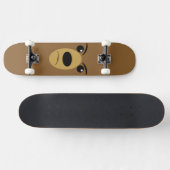 Grumpy Bear Face Skateboard (Horizontal)