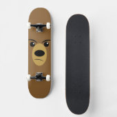 Grumpy Bear Face Skateboard (Vorderseite)