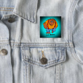 Grumpy Bear in Bib Overalls - nur DONT Button (Beispiel)