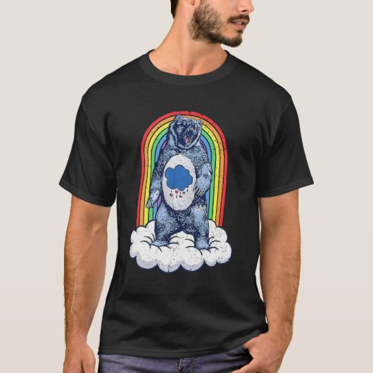 Grumpy Bear Rainbow T-Shirt (Vorderseite)