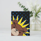 Grumpy Bear Roar Postkarte (Stehend Vorderseite)