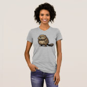 Grumpy Beaver Crusty aber Niedlich! T-Shirt (Vorne ganz)