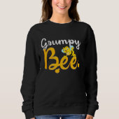 Grumpy Bee Matching Family First Bee Day Outfits Sweatshirt (Vorderseite)