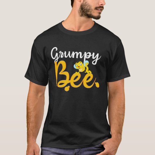 Grumpy Bee Matching Family First Bee Day Outfits T-Shirt (Vorderseite)