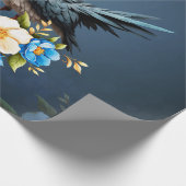 Grumpy Bird am Montag. Geschenkpapier (Ecke)