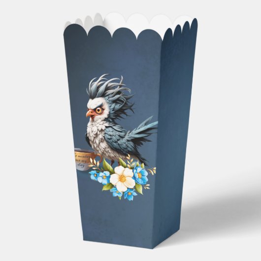 Grumpy Bird am Montag. Geschenkschachtel (Rückseite)