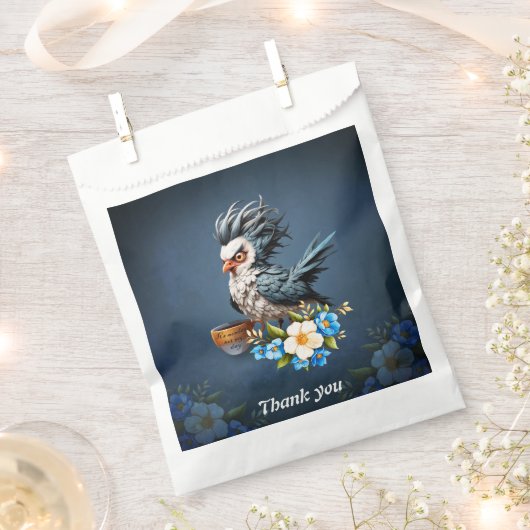 Grumpy Bird am Montag. Geschenktütchen (Ausgeschnitten)