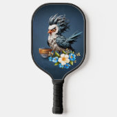 Grumpy Bird am Montag. Pickleball Schläger (Rückseite)