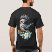 Grumpy Bird am Montag. T-Shirt (Rückseite)