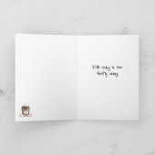 Grumpy Birds Funny Sarcasany Anniversary Card Karte (Innenseite)