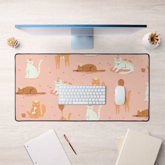 Grumpy Birthday Cats Desk Mat Schreibtischunterlage (Büro 1)