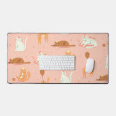 Grumpy Birthday Cats Desk Mat Schreibtischunterlage (Tastatur & Maus)