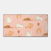 Grumpy Birthday Cats Desk Mat Schreibtischunterlage (Vorderseite)