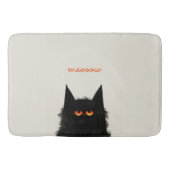 Grumpy Black Badematte (Vorderseite)