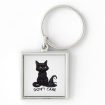 Grumpy Black Cat Halloween 