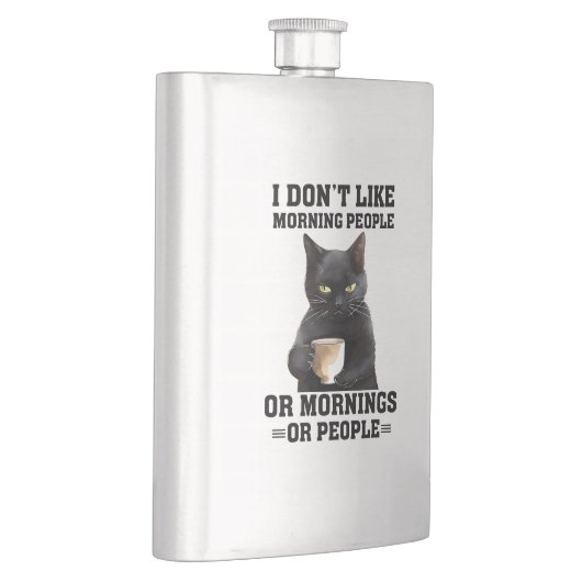 Grumpy Black Flachmann (Rechts)