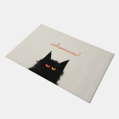 Grumpy Black Fußmatte (Schrägansicht)