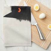 Grumpy Black Geschirrtuch (Viertel Falte)