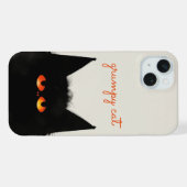 Grumpy Black iPhone Hülle (Rückseite (Horizontal))