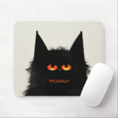 Grumpy Black Mousepad (Mit Mouse)