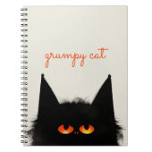 Grumpy Black Notizblock (Vorderseite)
