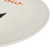 Grumpy Black Schneidebrett (Ecke)