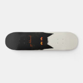 Grumpy Black Skateboard (Horizontal)